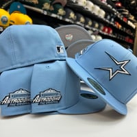 Image 2 of New Era 59Fifty Sky Blue Dome 