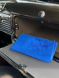Image 1 of Bad Penny Micro Fibre Cloth - Grey and Royal Blue