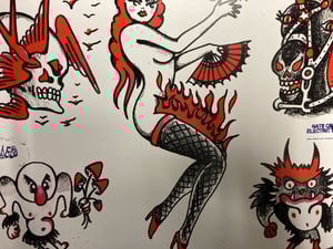 Image of NYC tatcon tattoo flash set
