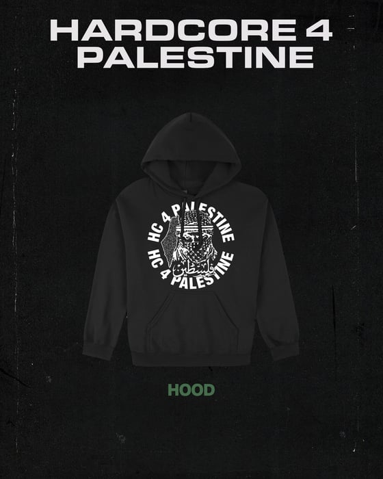 Image of Hardcore for Palestine hoodie