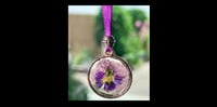 Image 1 of Pansy Gold Ring Pendant