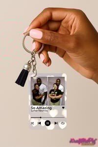 Image 3 of Kustom Music Photo Keychain