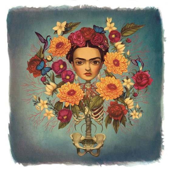 Image of Frida Blossom - Edition Art Embellished 