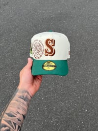 Image 2 of SEATTLE MARINERS P2 ESTADOS UNIDOS MEXICANOS CUSTOM FITTED CAP