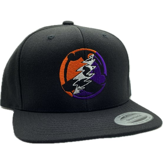 Image of Grateful Boh Snapback purple/orange (free shipping)