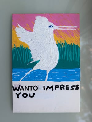 Image of Original hand-painted postcard: Paris Edition (No. 4)