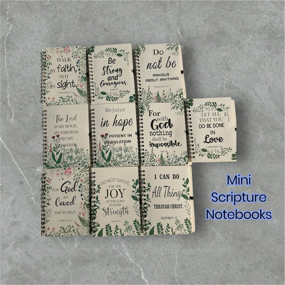 Image of ✨ Mini Scripture Notebook with Pen ✨