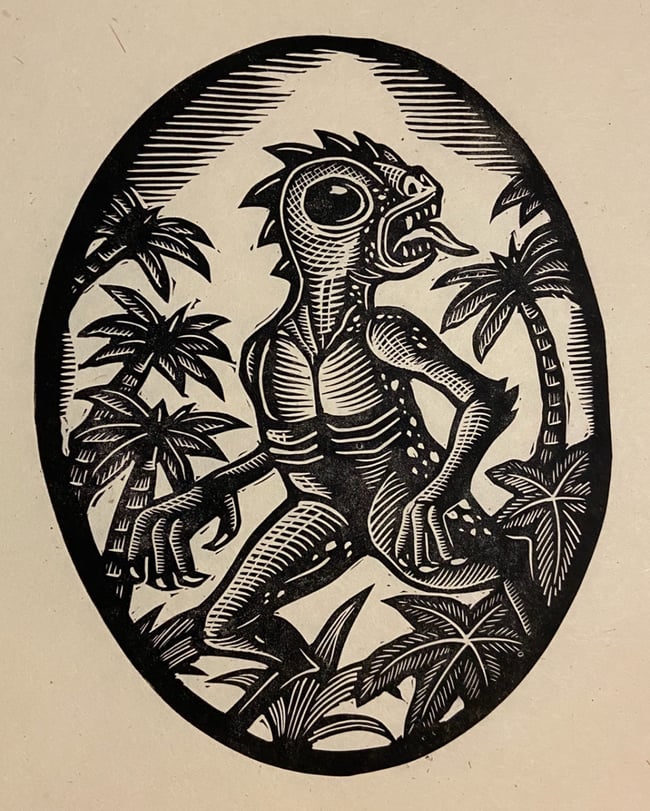 Cryptid Block Print Set