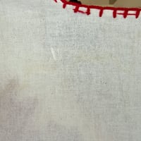 Image 8 of Vintage Traditional Cotton Hand Embroidered Red Floral Peasant Top- Made in Mexico 