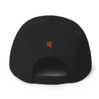 Image 4 of Black/Orange CC Snapback Hat