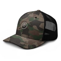 Image 8 of LUCKY 8 BALL TRUCKER HAT - THE CAMO EDIT