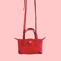 Image 2 of red mini pouchette