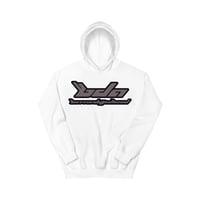 Image 2 of BDÄ Incursive Hoodie (White/Black)