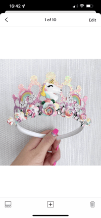 Image 1 of Unicorn Tiara