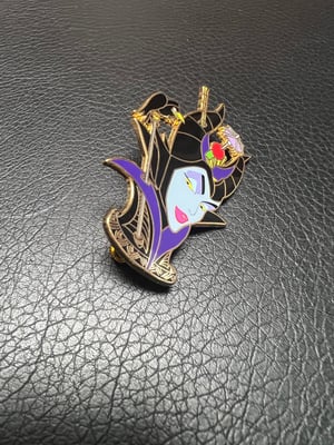 Image of 2.5” “Malelificent” Inspired Tiki Mug Enamel Pin LE 50