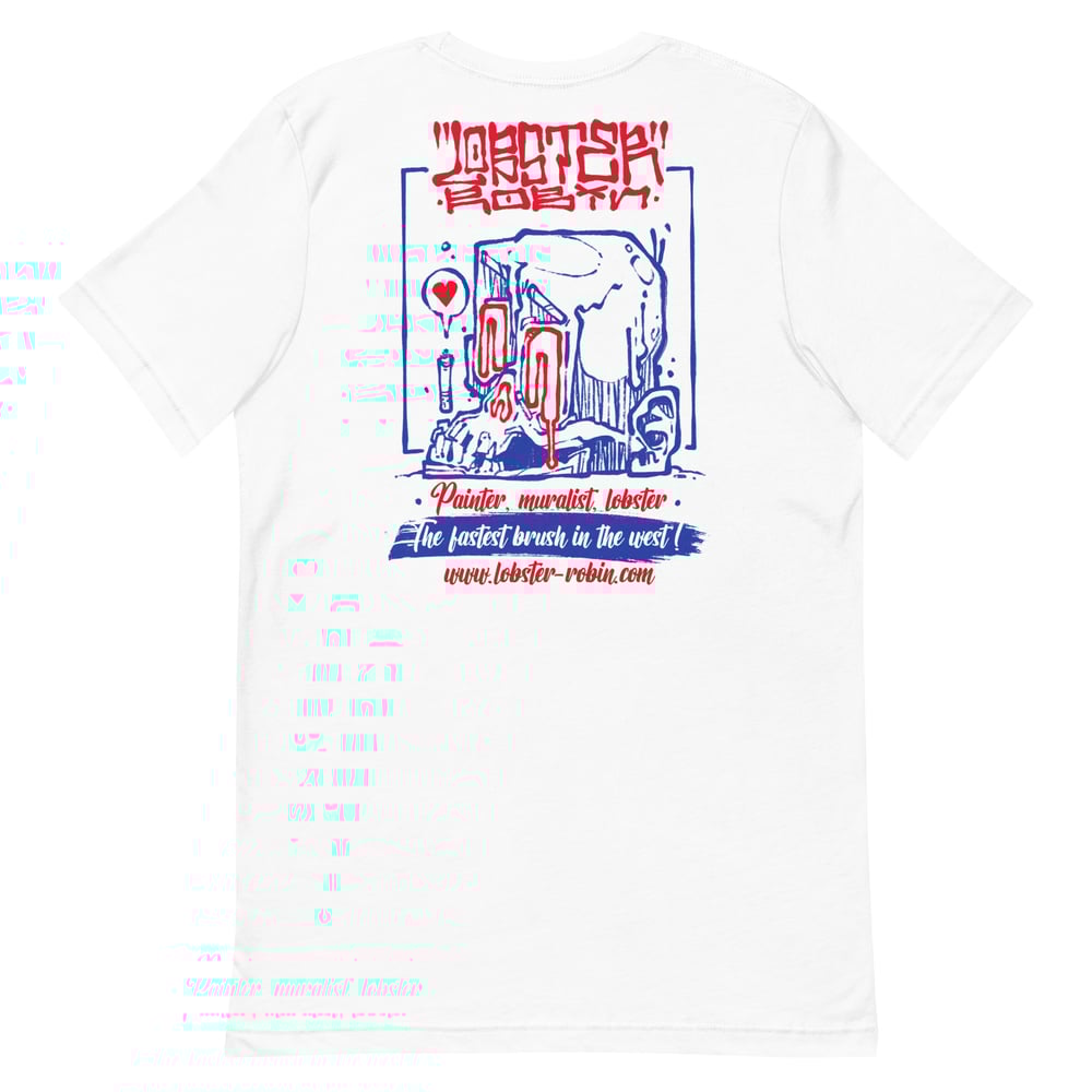 “Fastest brush” back print shirt