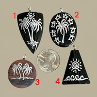 Image 1 of Volcanic Glass aka Obsidian Necklaces - 4 Choices (#25)
