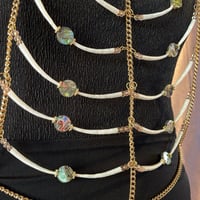 Image 4 of Abalone & Gold Body Chain