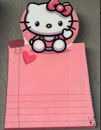 Image 1 of Hello Cat Chalk Marker board 