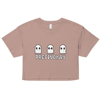 Triple Ghost Crop Top