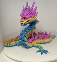 Image 1 of Imperial Dragon- Tri Blue Yellow