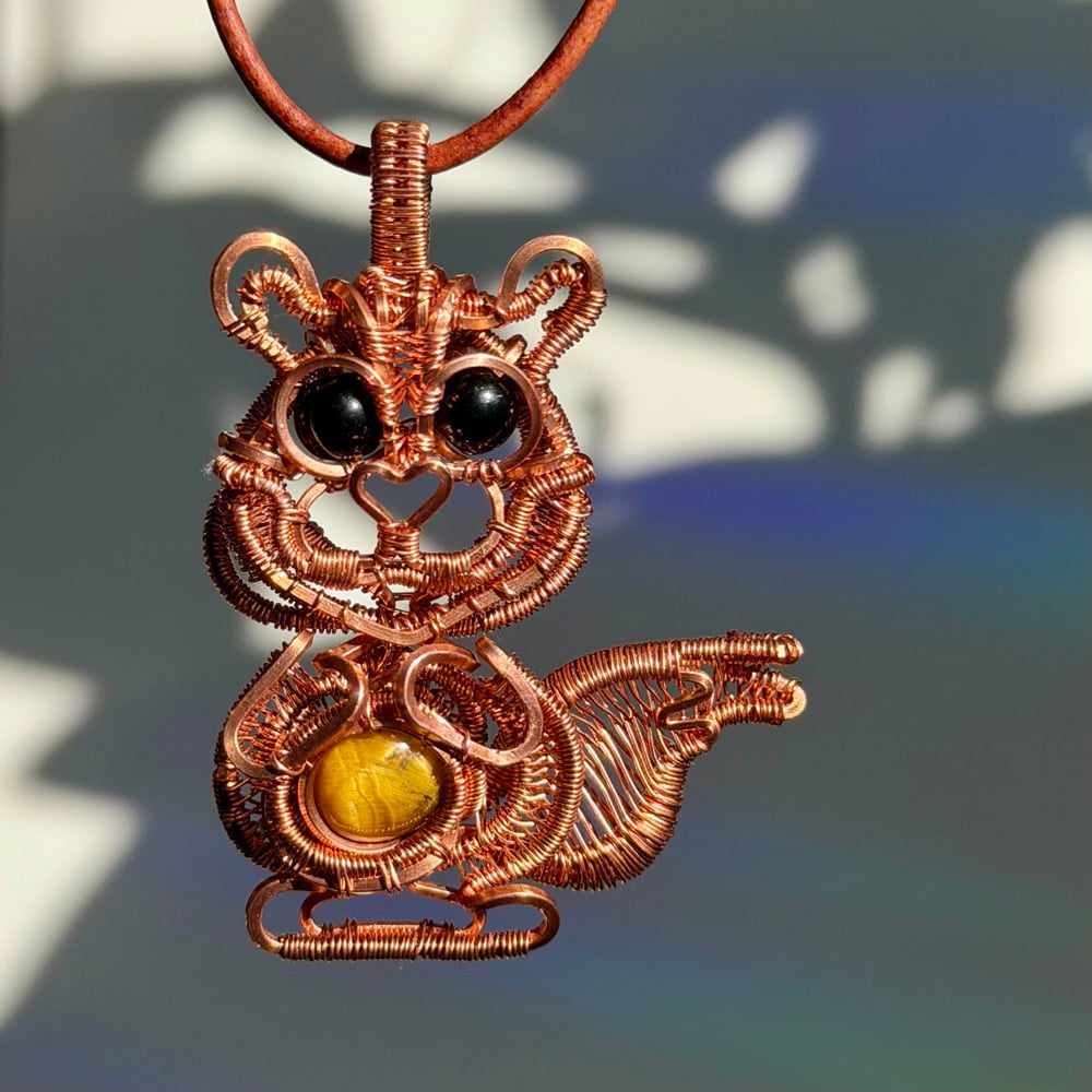 Image of Chipmunk Pendant for Sarah B. 