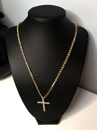 Bling Cross Necklace 