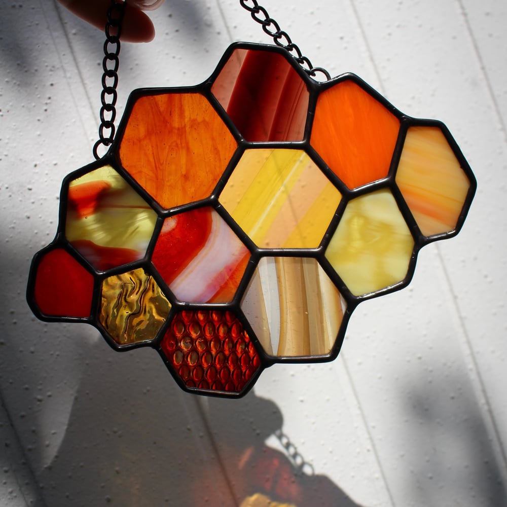 Image of Maximalist Honeycomb - Big Red