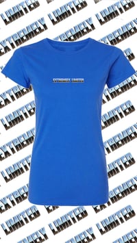 Image 4 of Chromefont softstyle ladies t-shirt