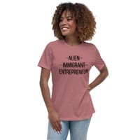 Image 4 of Women's Relaxed T-Shirt - White