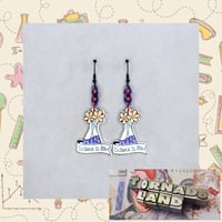 Beaker + Flowers Earrings