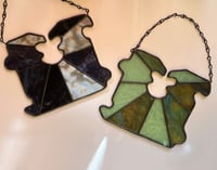 Image 3 of Stained glass big bread clip suncatcher