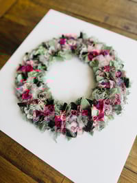 Image 3 of ONLINE Nov 16th 9am Embroidered Wreath Workshop