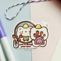 Image 1 of Doing Your Best Vinyl Sticker