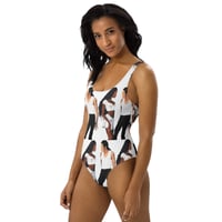 Image 4 of Icons One-Piece Swimsuit White