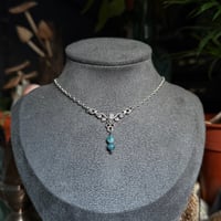 Image 3 of Crystal Bead Drop Necklaces