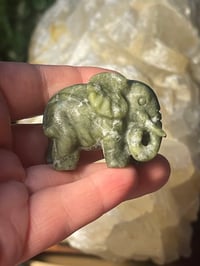 Green jade elephant 