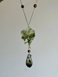 Image 3 of 🌿Mossy Phalaenopsis Terrarium 🌿 Necklace 