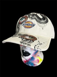 Image 2 of “EYE LID” CUSTOM PAINTED BASEBALL HAT 