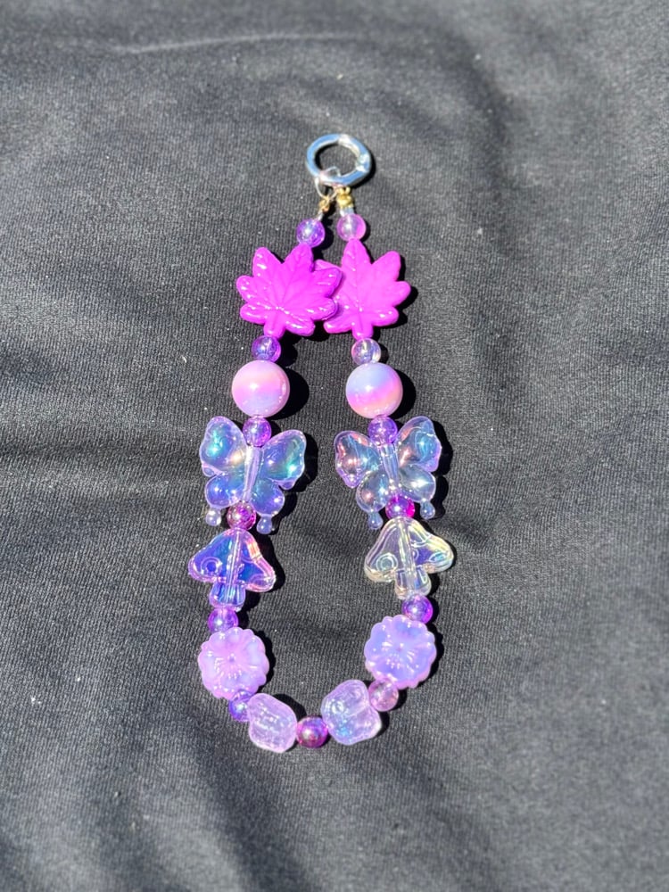 Image of Single Bag Charm- Purple 