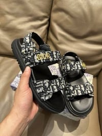 Image 5 of CD double strap sandals