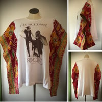Image 1 of Upcycled “Fleetwood Mac/Rumors” quilted poncho