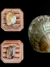 Image 2 of Light peach baroque ring