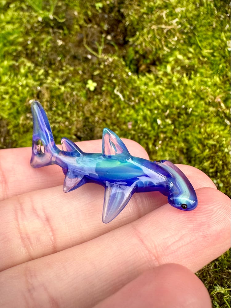 Image of Mini hammerhead shark pendant