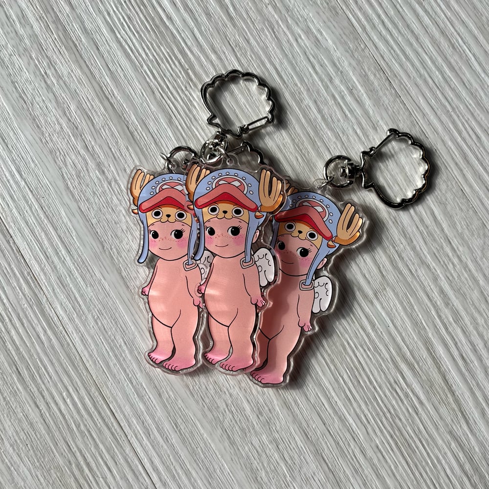 Image of chopper angel keyring