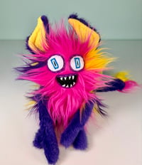 Image 6 of Weighted Small Happy Monster Embroidered