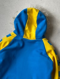 Image 5 of FUR HOODIE UNIVERSITÉ BLUE/YELLOW