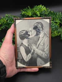 Image 2 of "Vintage faceless girls" 1920s Page With Preserved Web - 2