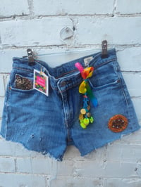 Image 11 of Vintage levi cut off shorts - waist  30  inches