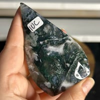 Image 2 of Moss Agate Flames ($10)